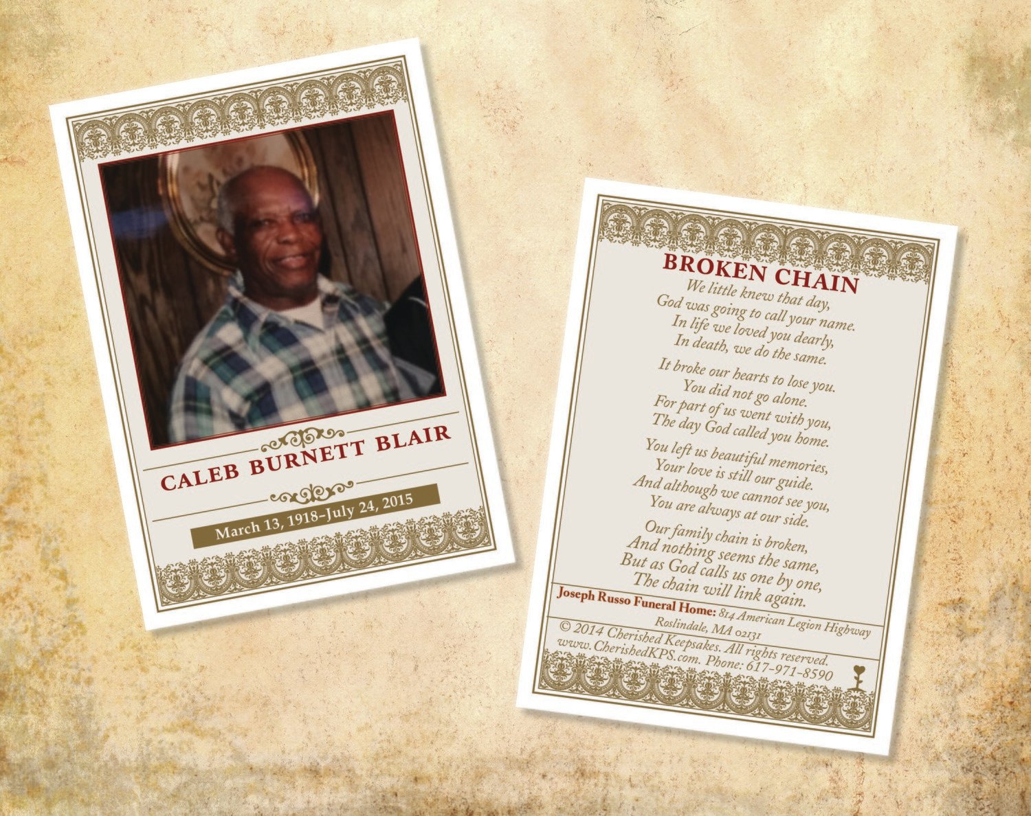 Wallet sized laminated prayer cards regal collection