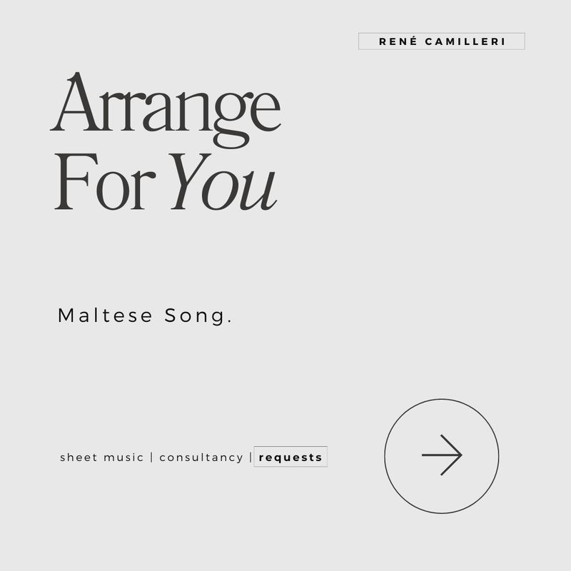 Maltese Pop Song - Arrangement Request