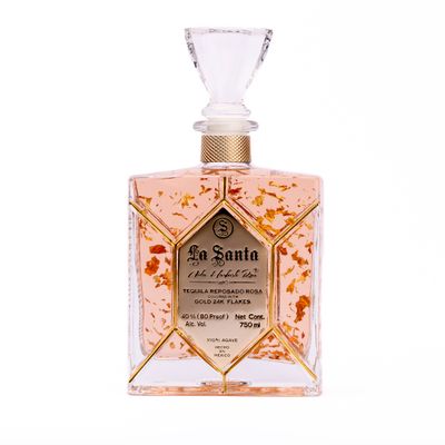 TEQUILA LA SANTA REPOSADO ROSA GOLD 24K
