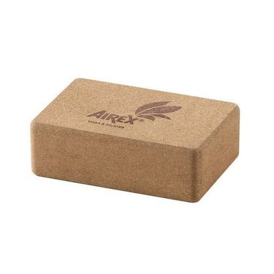 Μπλοκ φελλού AIREX® Yoga Eco Cork, φυσικός φελλός, 225 x 150 x 74 mm