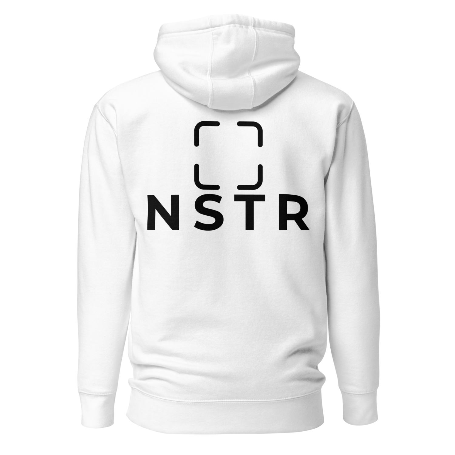 NSTR Basic White Hoodie