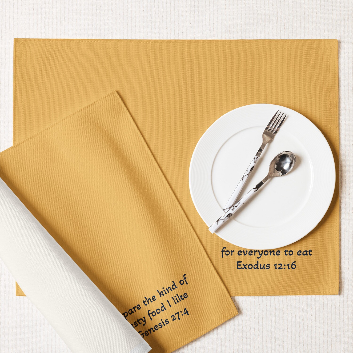 Placemat Set - gold