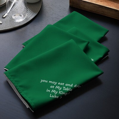 Cloth Napkin Set - green