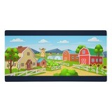 animals &amp; apples, silos &amp; sunflowers - this play mat picture has it all