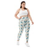 WOMEN PLUS SIZE leggings - dancing horses