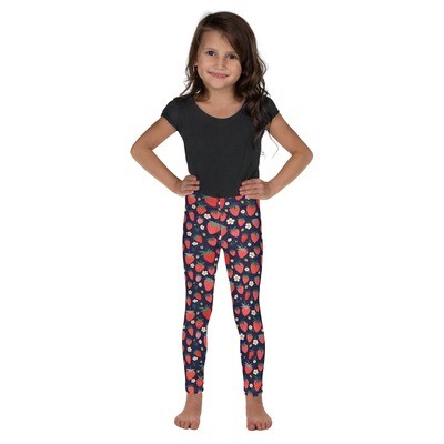 TODDLER~KID leggings - strawberry field