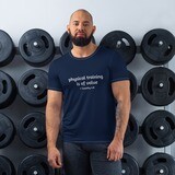 Men - physical value - navy blue