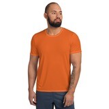 Men athletic solid - orange