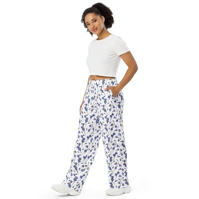 Women Wide~Leg PANTS - bluebells