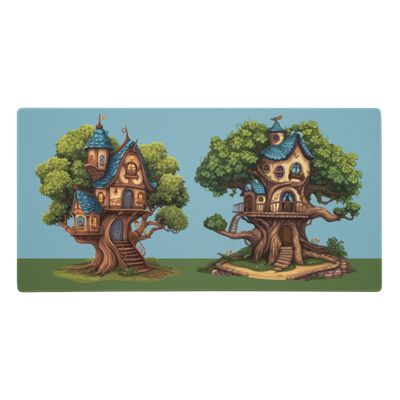 cute fun treehouse trees house fantasy artistic creative unique different terrific gift idea kid kids child children