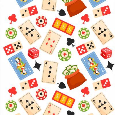 Cards &amp; Dice &amp; Dominoes &amp; Such ~ mug