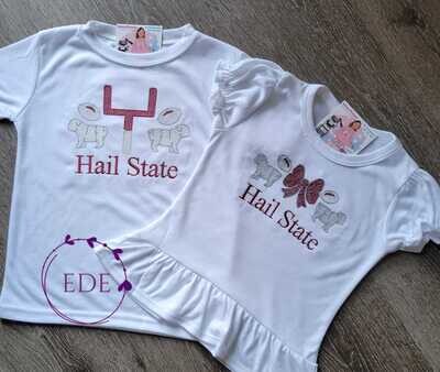 Bull Dog Goal Post-Hail State