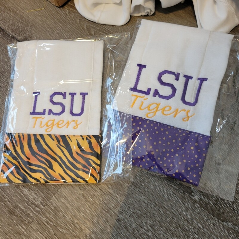 LSU Burp Cloth