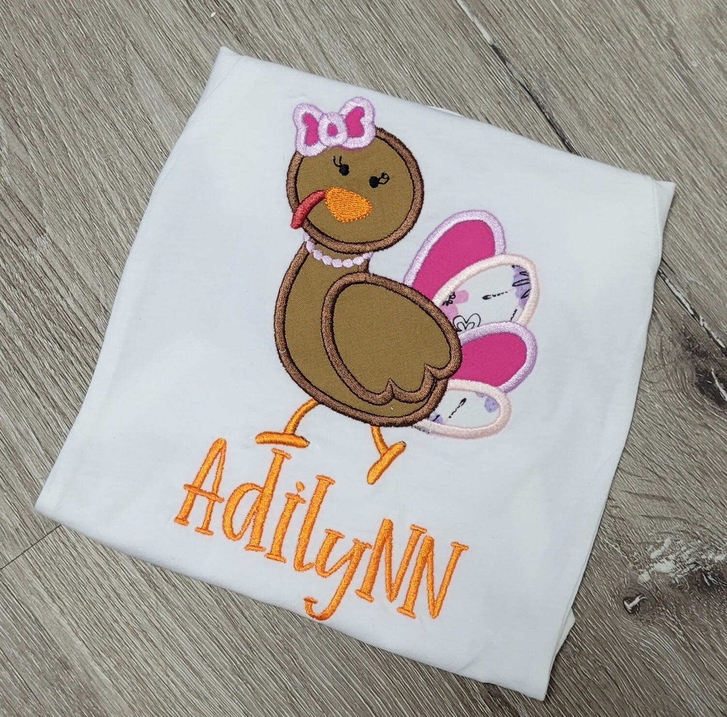 Turkey Applique-Girl