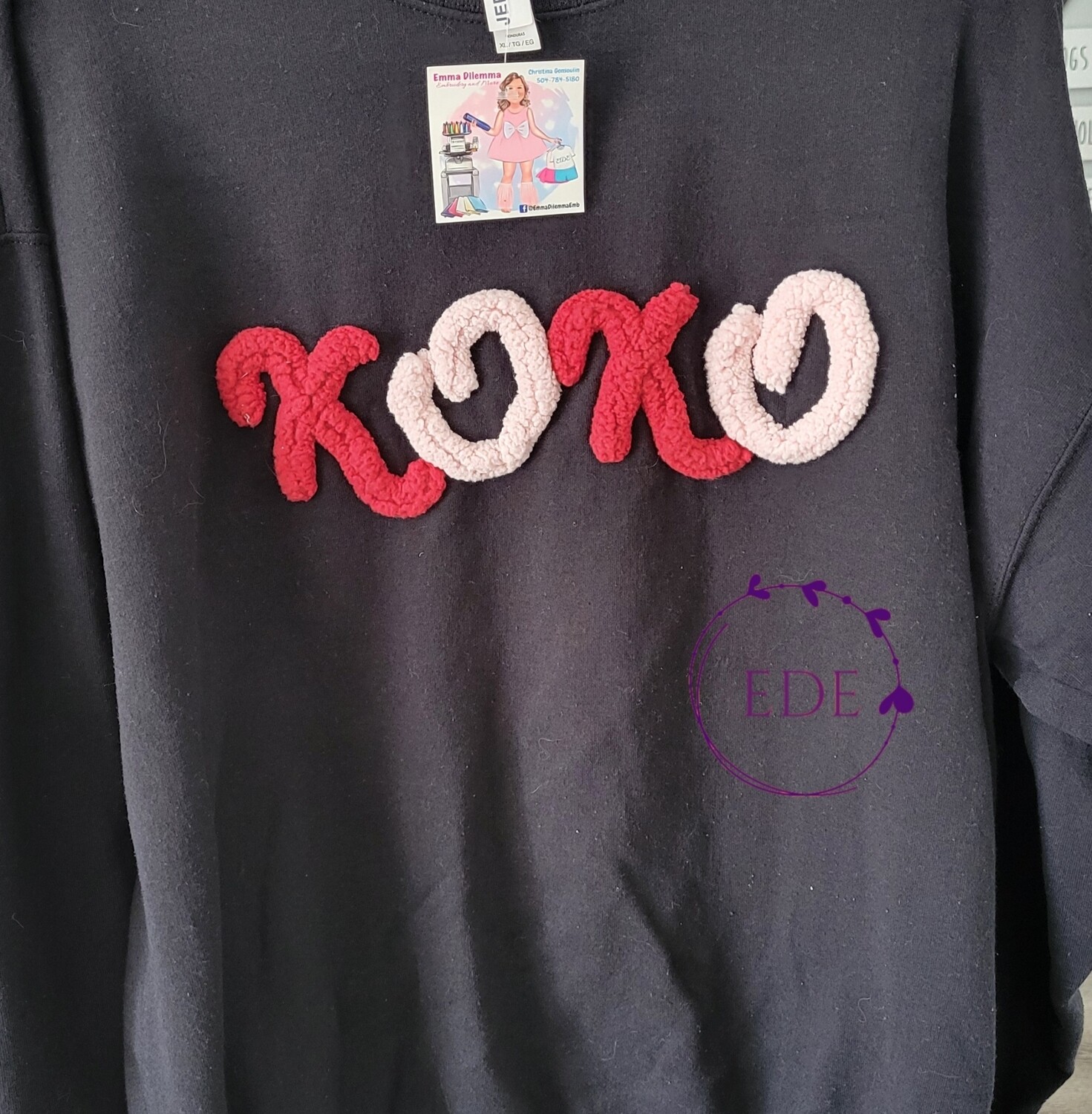 Valentines XOXOSweatshirt-Adult