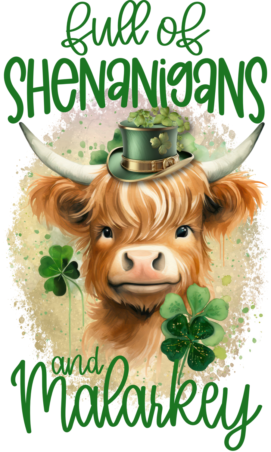 St. Pats Full of Shenanigan's and Malarkey Towel Set
