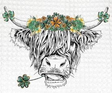 St. Pat. Cow Towel