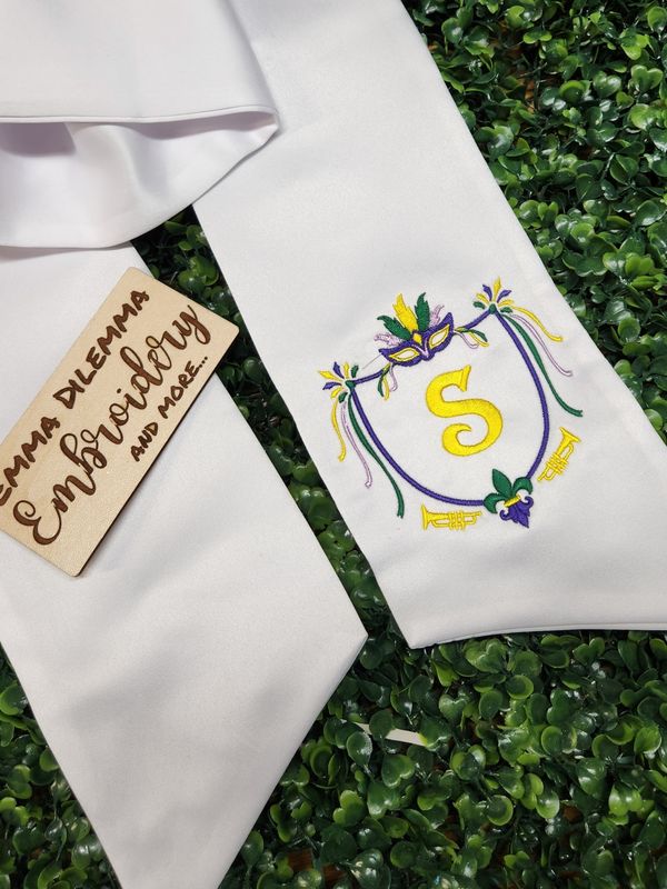 Mardi Gras sash Mardi Gras sash