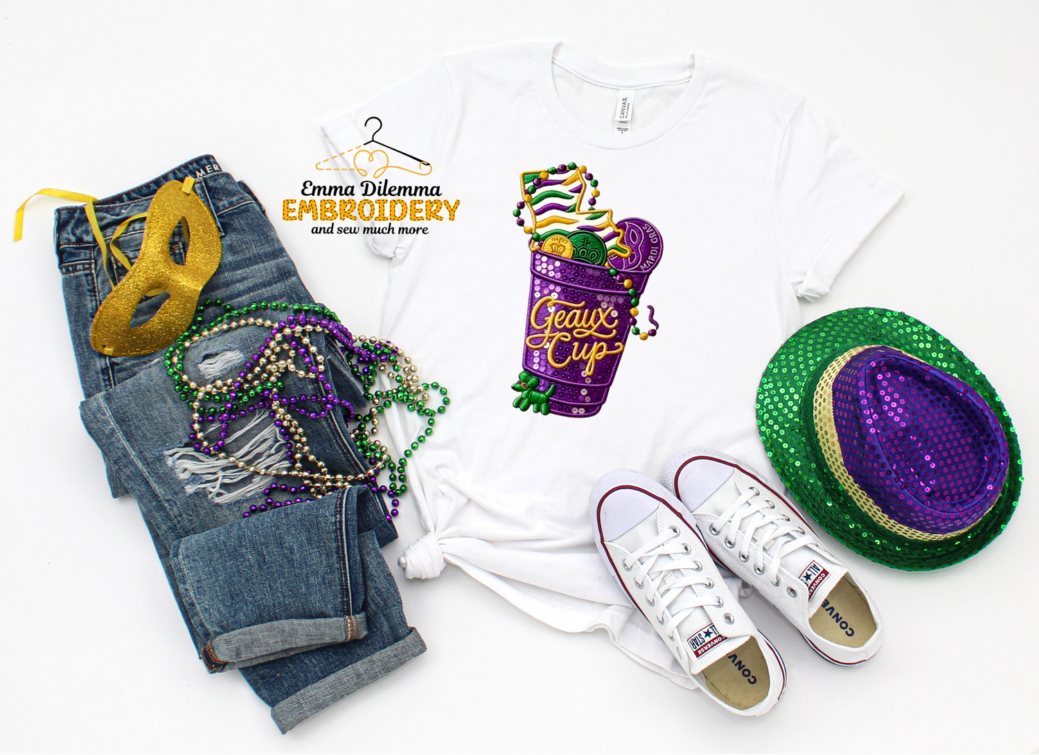 Mardi Gras Geaux Cup- Adult Mardi Gras Geaux Cup- Adult