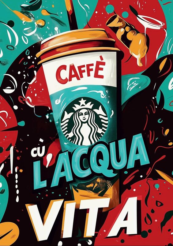 AFFISSU - CAFFÈ CÙ L'ACQUA VITA