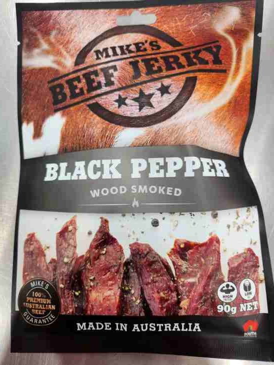 Mike's Beef Jerky-Black Pepper 90g