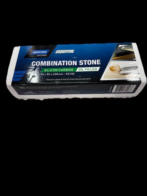 Bear Sharpening Stone, Oil Filled, Fine/Coarse 230 x 75mm