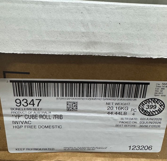 Box of Scotch Fillet (20.16kg)