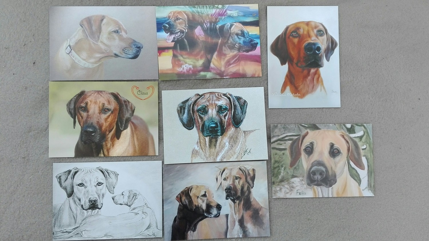 Ansichtkaarten set 8 stuks