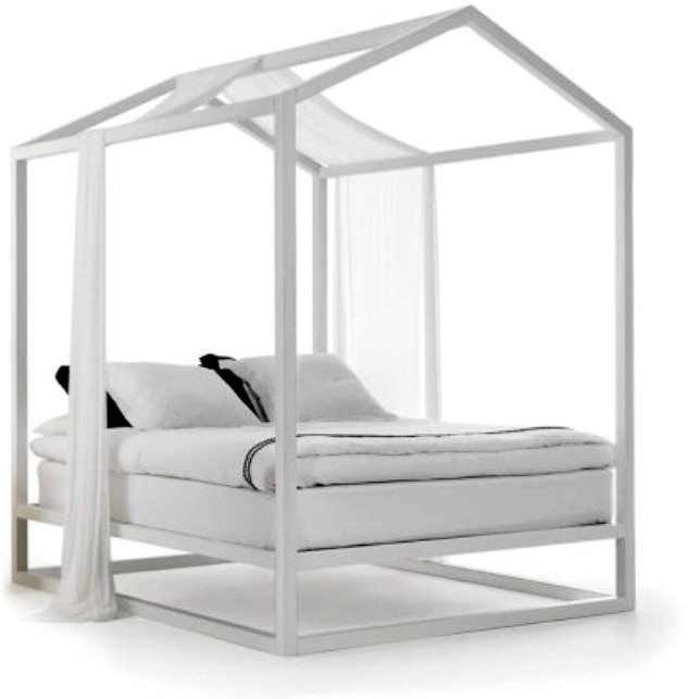 Mogg CASETTA IN CANADA' |letto a baldacchino|