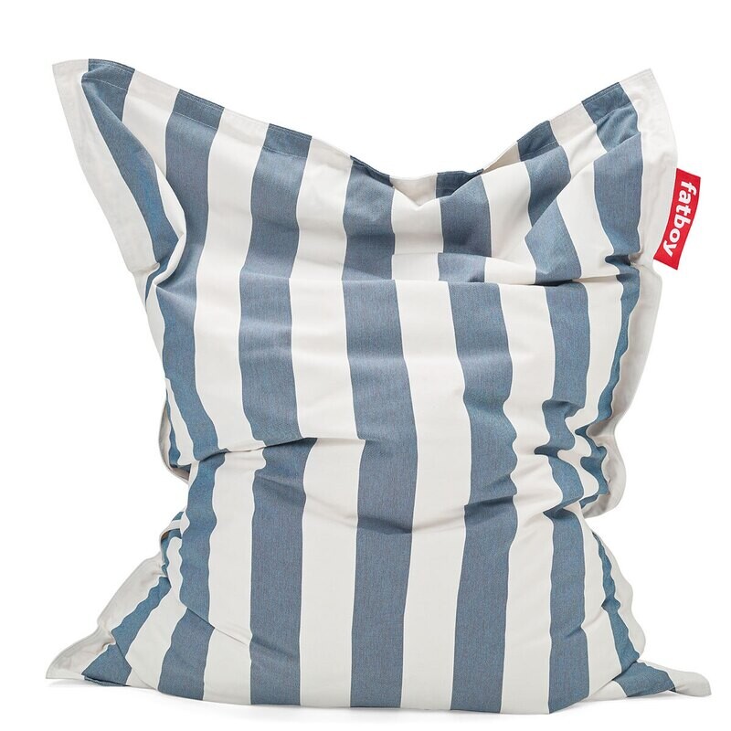 Fatboy Original Outdoor Poltrona sacco, Stripe Ocean Blue