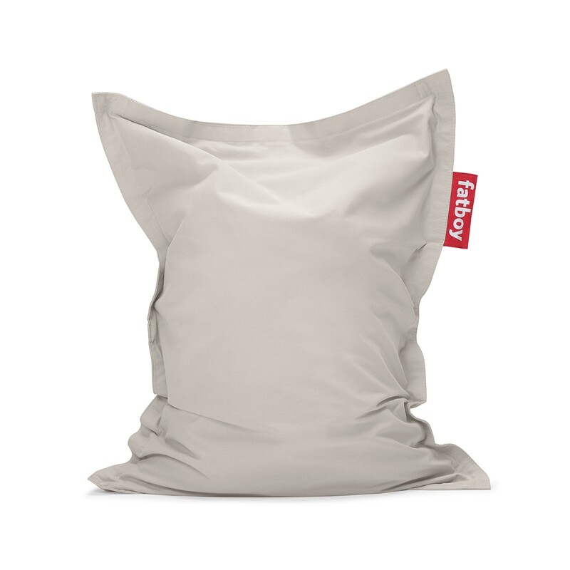 Fatboy Junior Stonewashed Poltrona sacco, Grigio argento