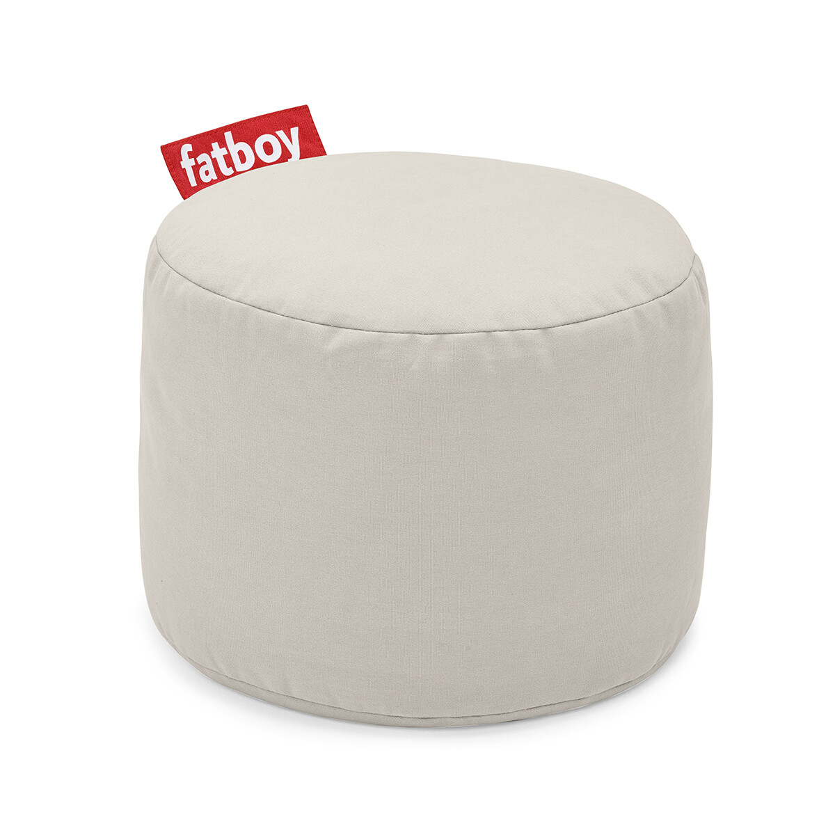 Fatboy Point Stonewashed Pouf Grigio argento