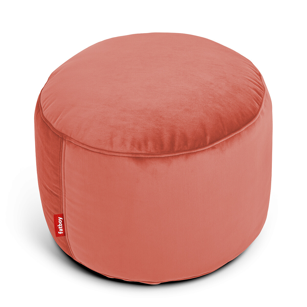 Fatboy Point Velvet Pouf Rhubarb