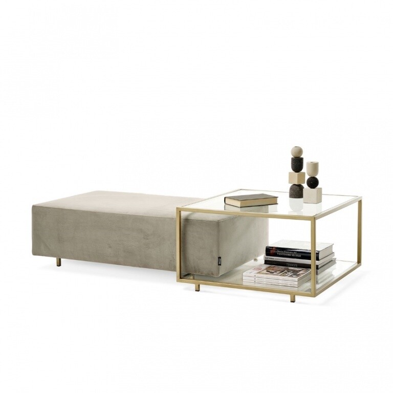 Mogg ZOOM/POUF rettangolare |tavolino-puof|