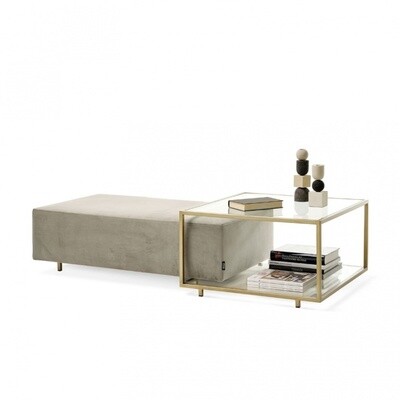 Mogg ZOOM/POUF rettangolare |tavolino-puof|