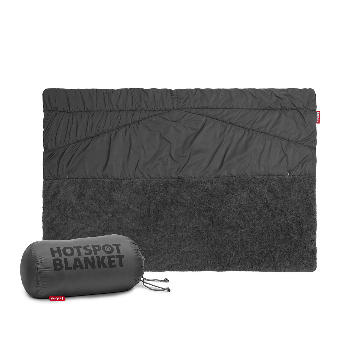 Fatboy Hotspot Blanket Termocoperta elettrica, Cool Grey