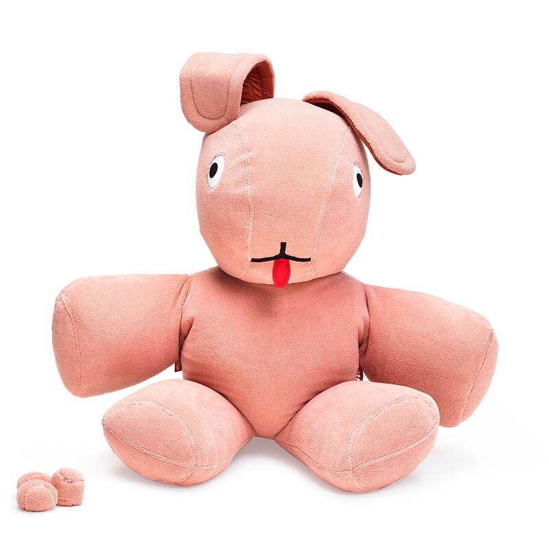 Fatboy Co9 XS Teddy Coniglio di peluche, Pink Fatboy Co9 XS Teddy Coniglio di peluche, Pink