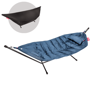 Fatboy Headdemock Deluxe incl. Pillow Amaca, DeLuxe, Blu jeans chiaro