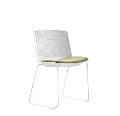 Milani CLARK con sedile tappezzato |sedia|