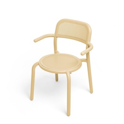 Fatboy Toní Armchair Sedia da bistrot con braccioli, Sandy Beige Fatboy Toní Armchair Sedia da bistrot con braccioli, Sandy Beige