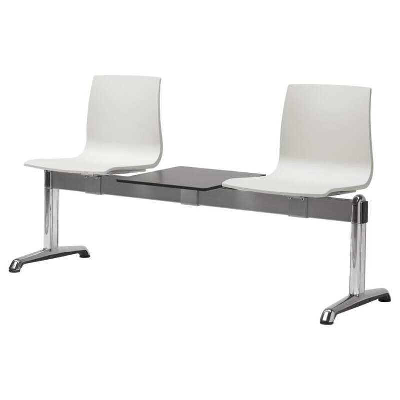 SCAB Design Alice con ripiano | Panca Attesa ignifuga