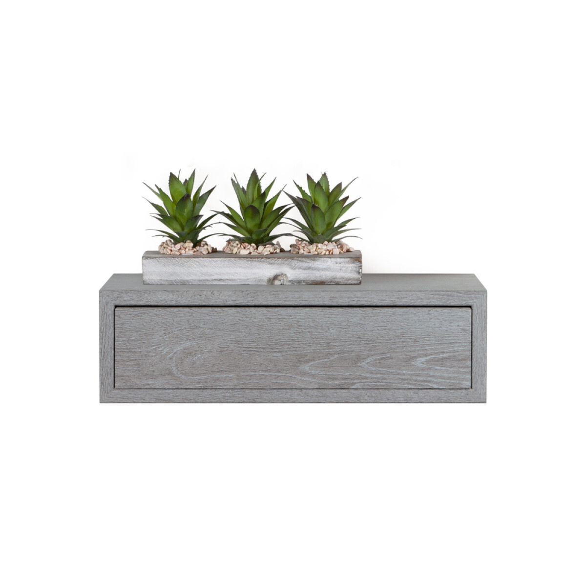 Modularredo LEGO Rovere Grigio | mensola con cassetto