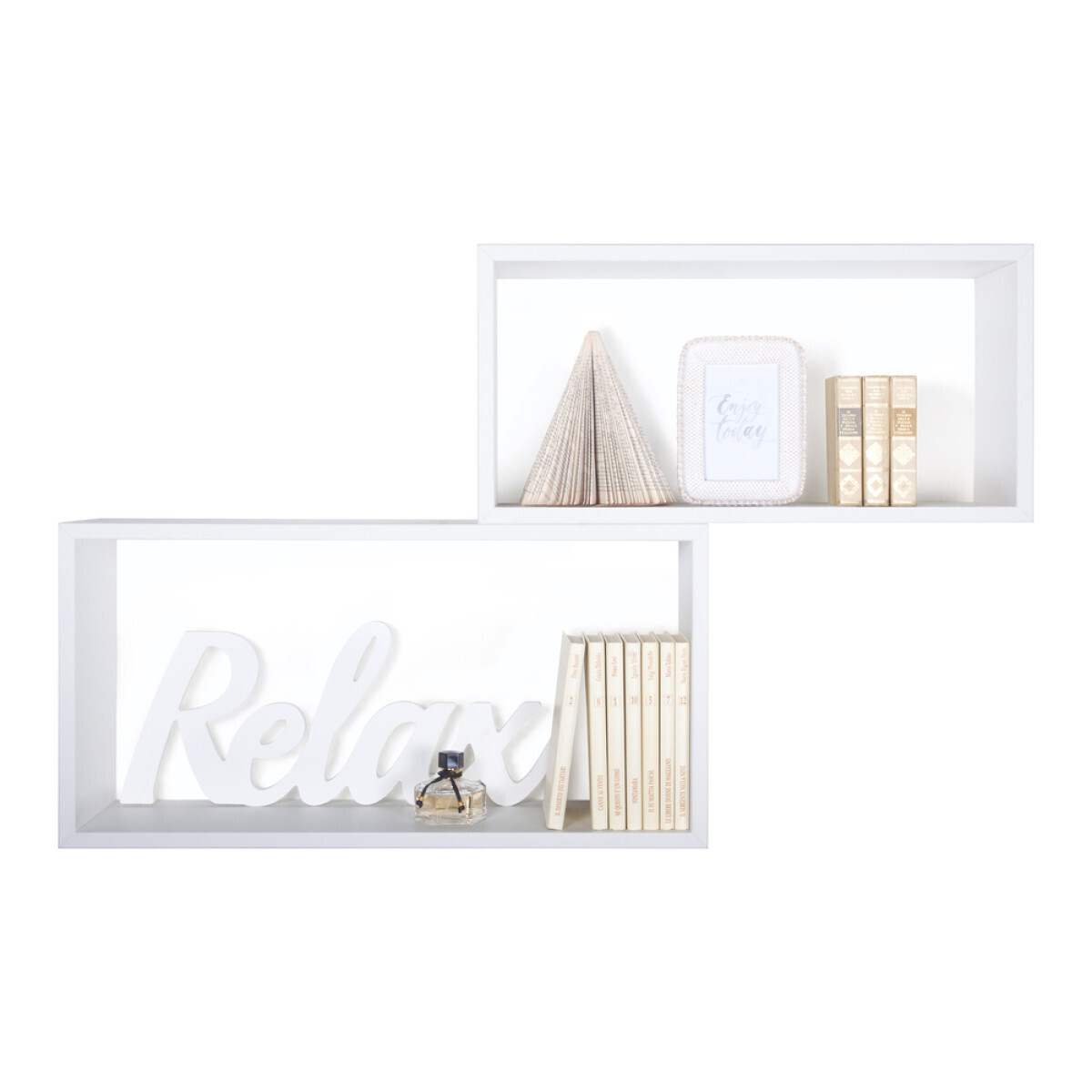 Modularredo BISLUNGO Bianco | mensola