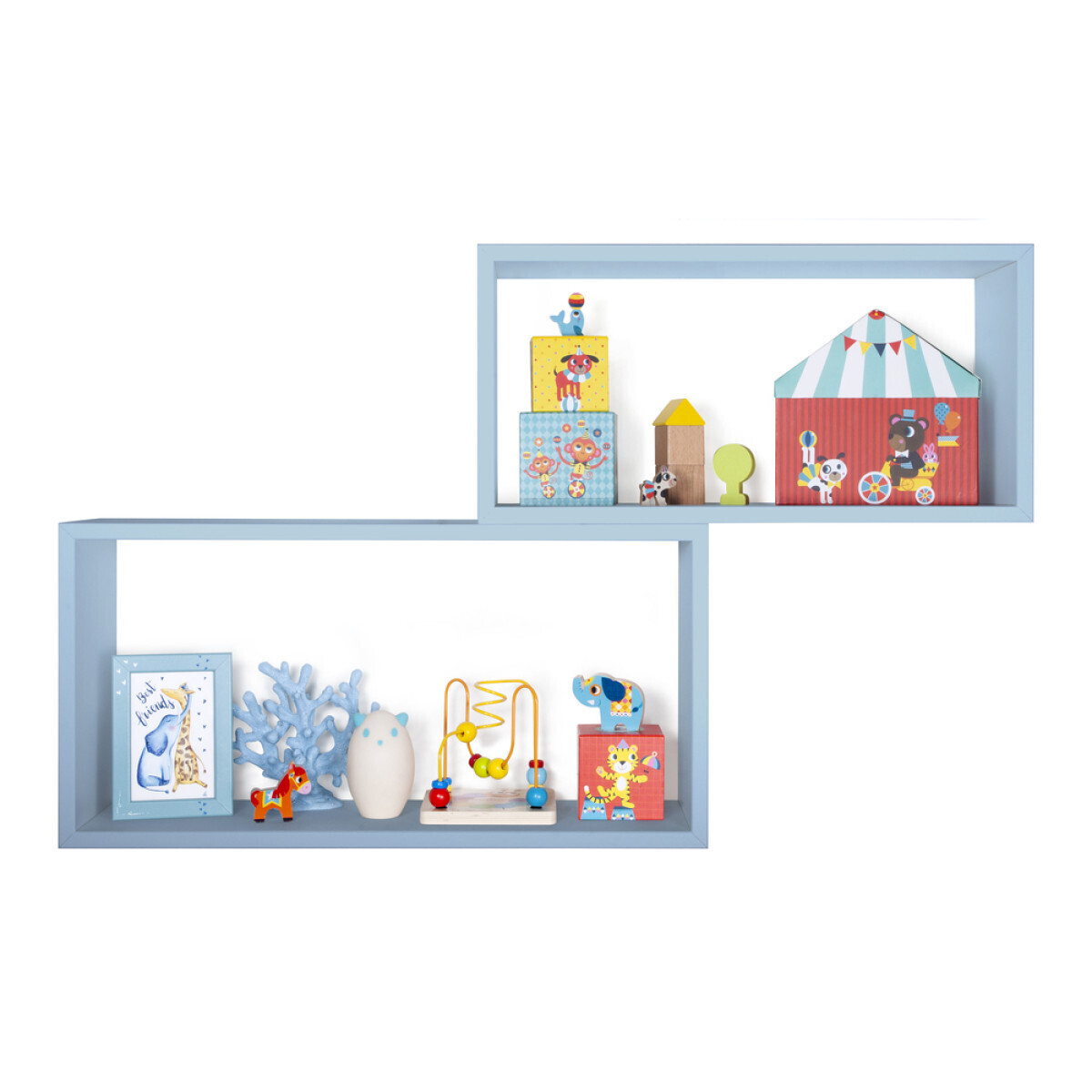 Modularredo BISLUNGO Blu Baltico | mensola