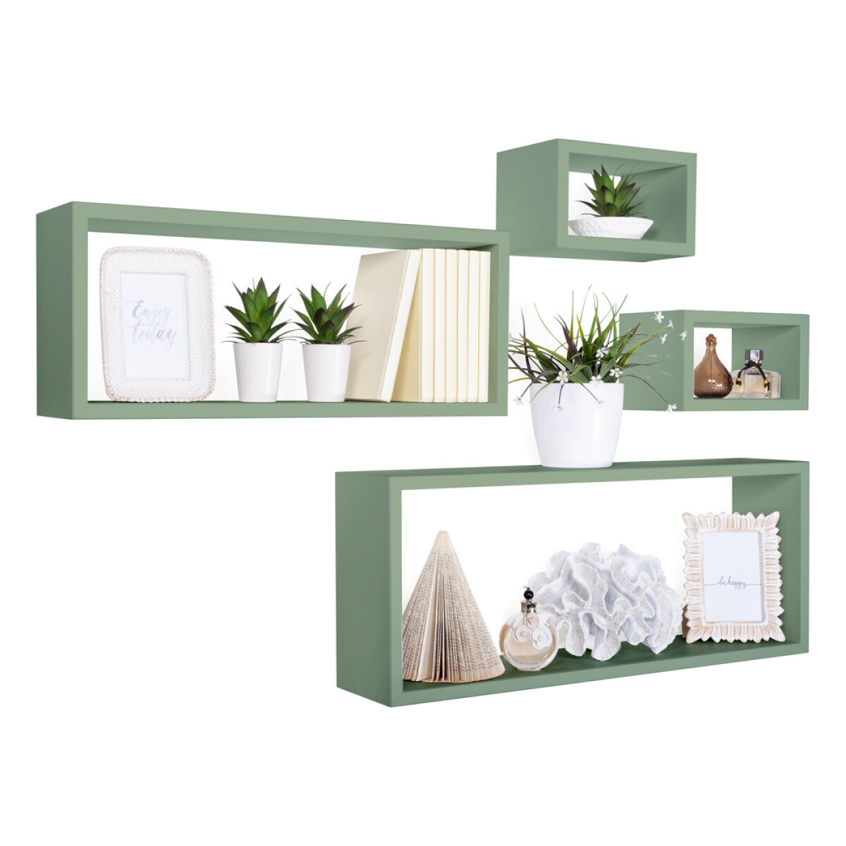 Modularredo MERLINO Verde Acqua Marina | set mensole