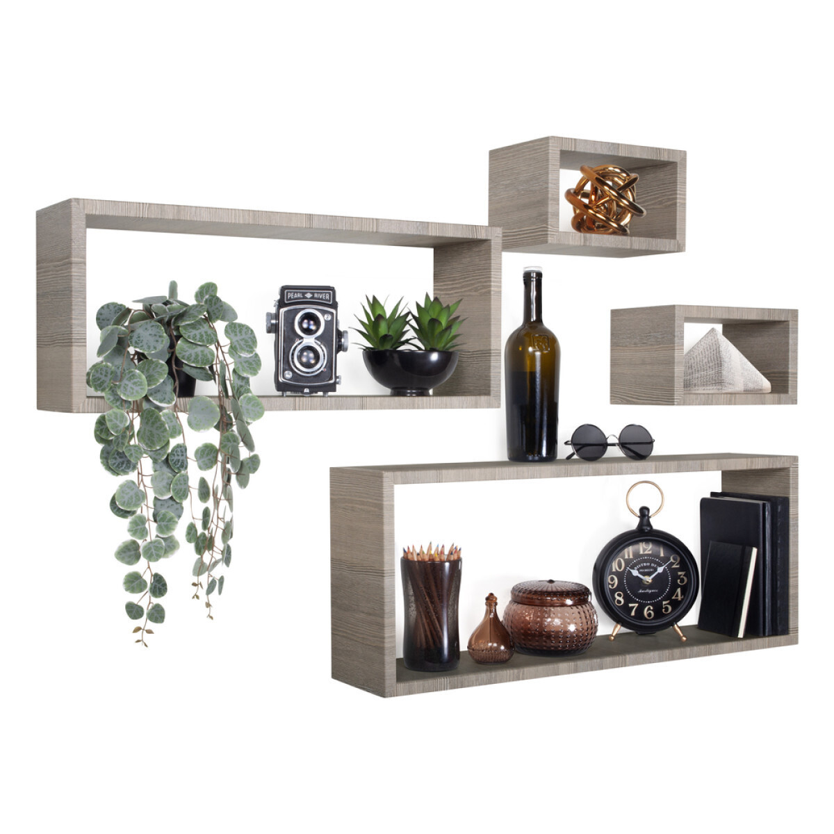 Modularredo MERLINO Rovere Moka | set mensole