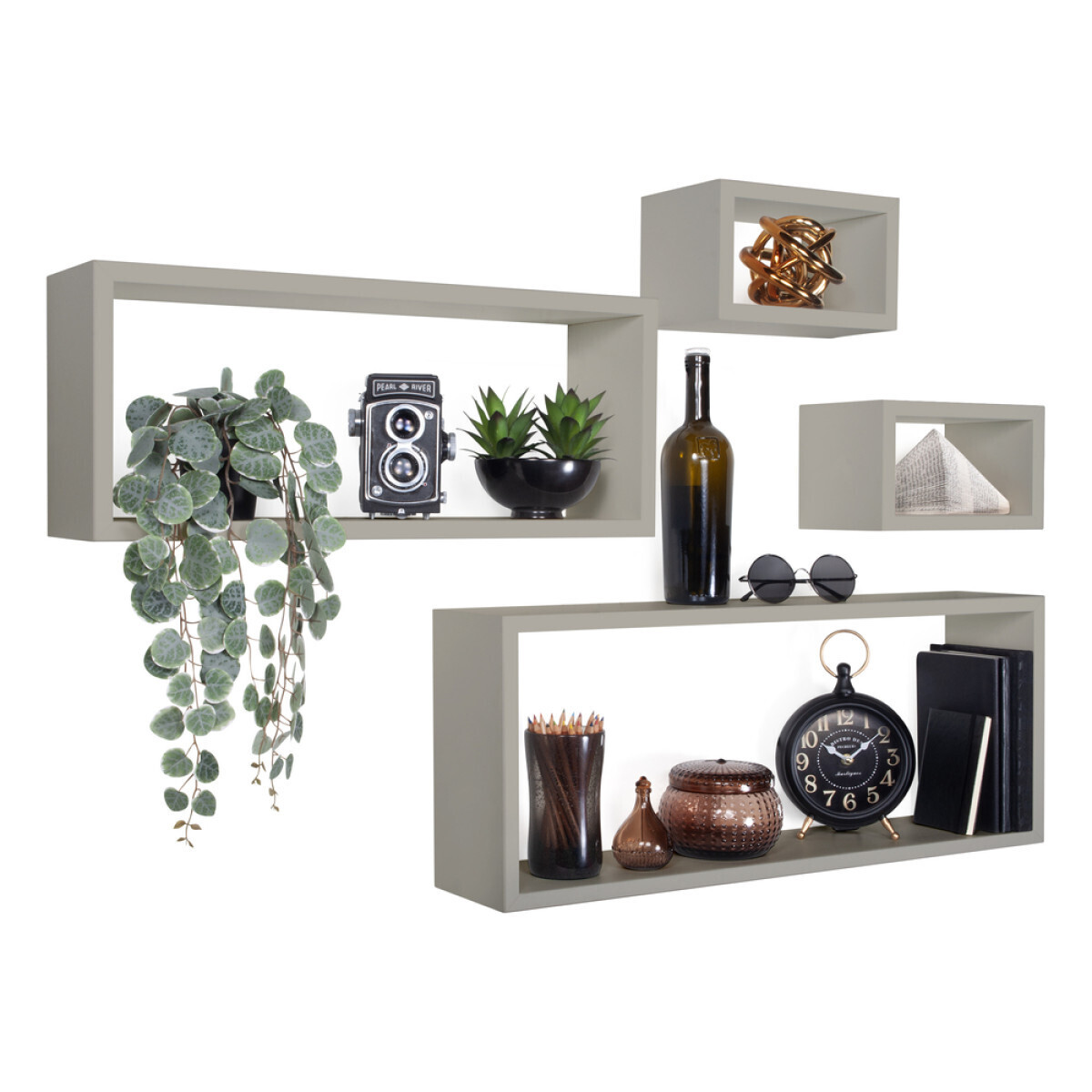 Modularredo MERLINO Marrone Talpa | set mensole