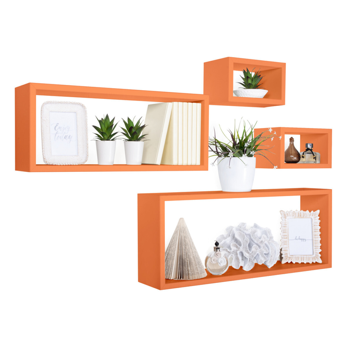 Modularredo MERLINO Arancione | set mensole