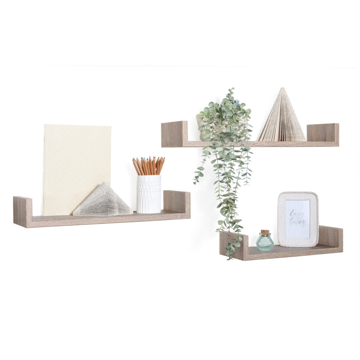 Modularredo CALAMITA Rovere Sagerau | set mensole