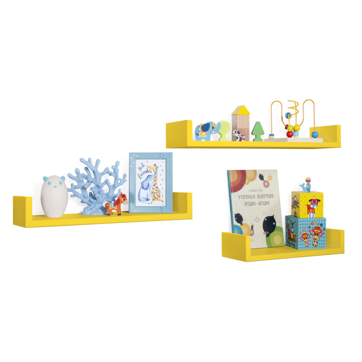Modularredo CALAMITA Giallo Canarino | set mensole